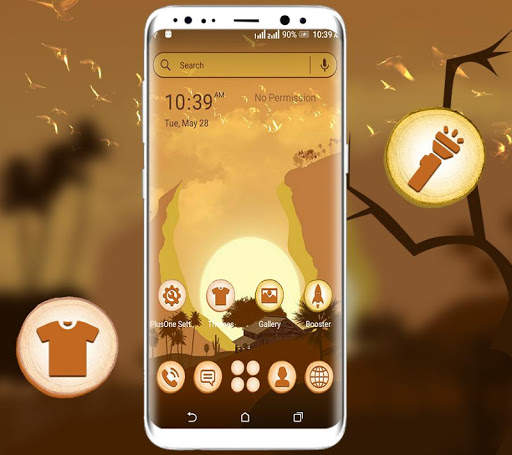 Peaceful Village Launcher Theme screenshot 1