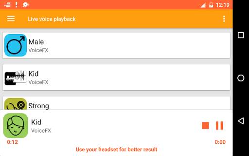 VoiceFX - Voice Changer with v screenshot 17