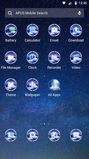 Scene-APUS Launcher theme screenshot 2