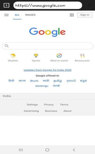 G speed browser screenshot 3