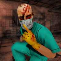 Creepy Zombie Doctor Hospital logo