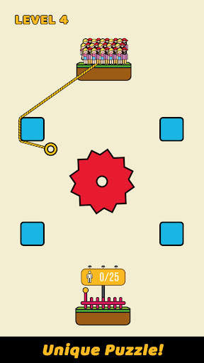 Rope Rescue! - Unique Puzzle screenshot 2