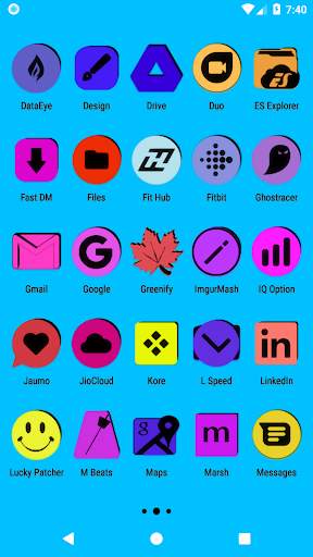 Colorful Flat Icon Pack screenshot 3