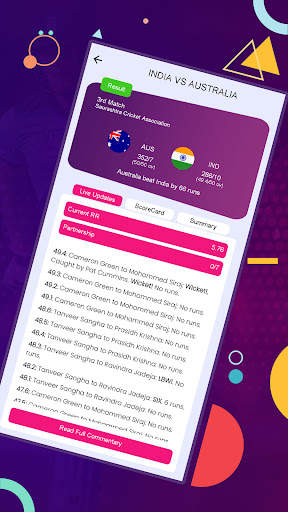 Live Cricket Score App 2023 screenshot 5