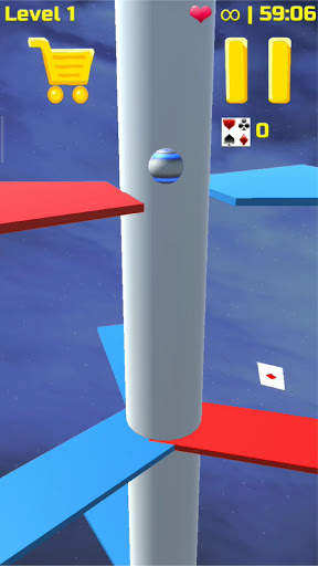 Cycle Way: break platforms - falling ball screenshot 1