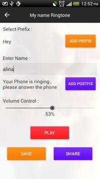 My Name Ringtone Maker screenshot 3