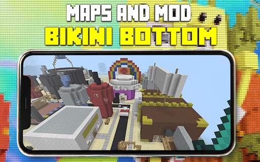 bikini bawah - Sponge  Peta Untuk Minicraft PE screenshot 4