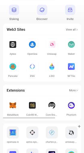 Mises Browser screenshot 1