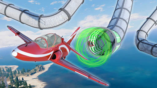 Superhero Transformation Car Racing Stunts Games screenshot 3