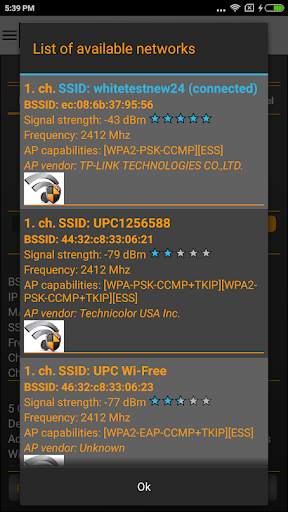 WiFi Analyzer Classic Pro screenshot 5