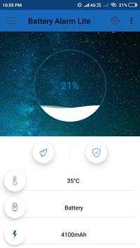 Battery Alarm Lite screenshot 2