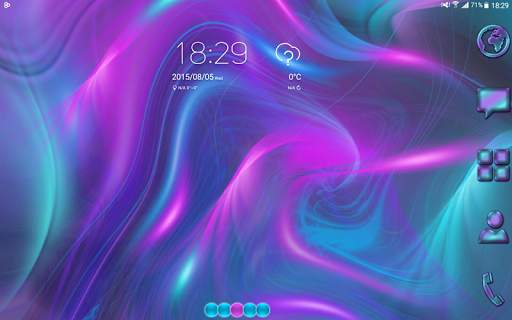 Neon Go Launcher theme screenshot 9