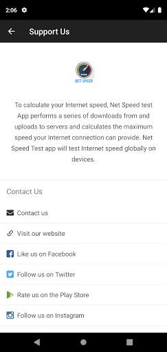 Internet Speed Test App 6 تصوير الشاشة