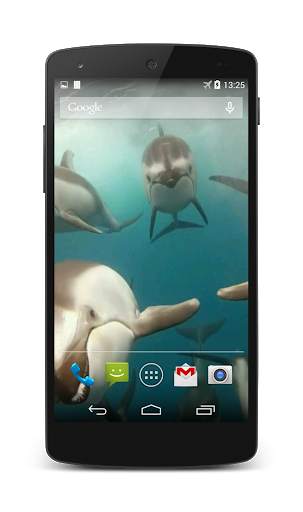 Dolphins Live Wallpaper screenshot 2