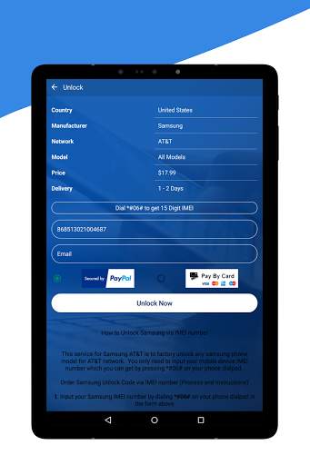 Free Mobile SIM Unlock Code for Samsung ATT Phones screenshot 10