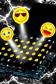 Neon Keypad Blue Theme 5 تصوير الشاشة