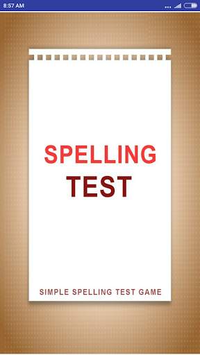 Spelling Test screenshot 1