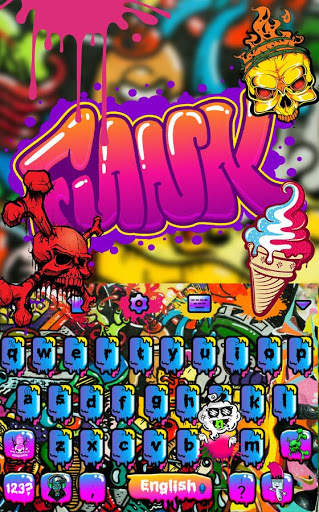 Graffiti Keyboard Theme screenshot 4