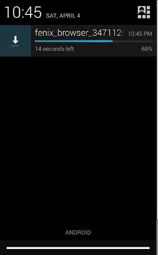 Fenix Web Browser screenshot 2