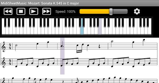 Midi Sheet Music screenshot 1