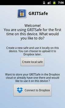GRITSafeTrial Passwort Manager screenshot 1