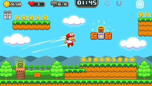 Super Jim Jump - pixel 3d screenshot 3