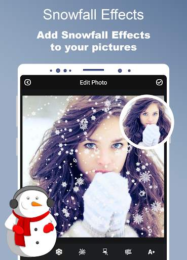Snowfall Editor - Snowfall Photo Effects screenshot 5