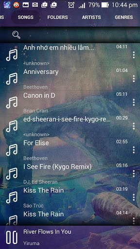 Storm Mp3 Player 3D 4 Android screenshot 3