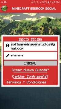 RED SOCIAL MINECRAFT BEDROCK screenshot 1