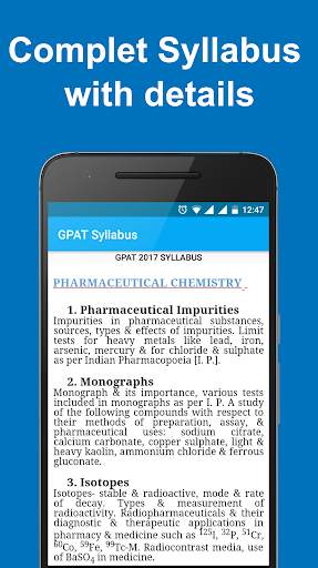 GPAT Exam Self-Study (Ad Disable Key) screenshot 7