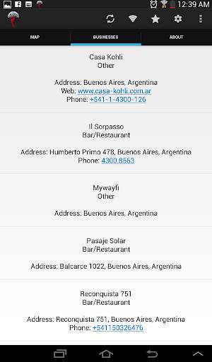 Mywayfi, shared and free WiFi screenshot 2