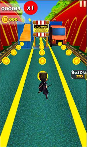 Run Subway Ninja 1 تصوير الشاشة