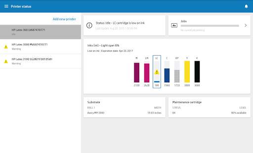 HP Latex Mobile screenshot 1
