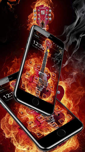 Agni Flaming Guitar Theme screenshot 2