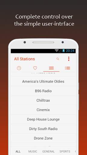 Radroid - Radio on Android screenshot 2
