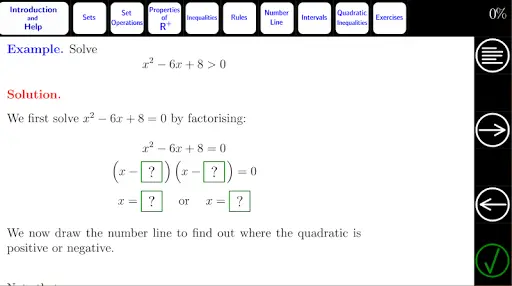 Algebra Tutorial 4 6 تصوير الشاشة