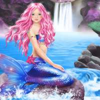 Mermaids, elves and unicorns logo