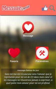 Message SMS d'amour 2016 screenshot 1
