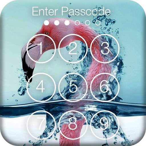 Flamingo Animal Sceen Lock 2.0
