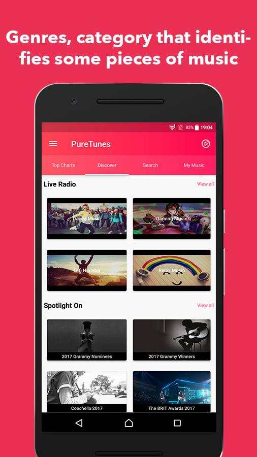 PureTunes - Free  Floating Youtube Music Videos screenshot 2