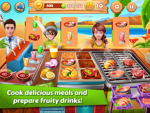 Resort Juice Bar & BBQ Stand : Food Cooking Games screenshot 13