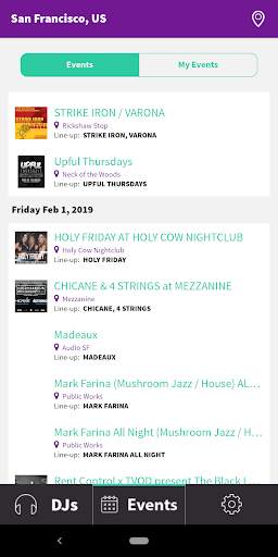 The DJ List - Profiles, Events, Music screenshot 3