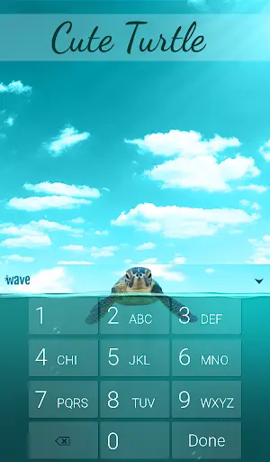 Cute Turtle Animated Keyboard + Live Wallpaper screenshot 5