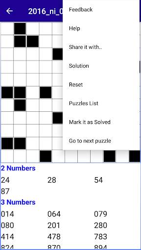 Number Fill in puzzles Numerix screenshot 8