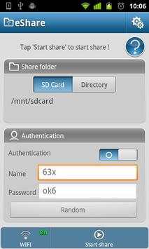 eShare screenshot 1