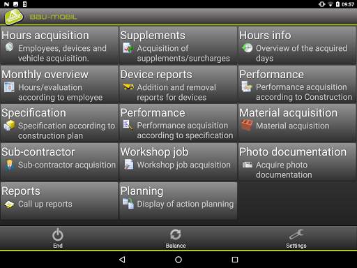 Construction mobile screenshot 1