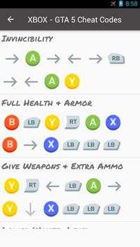 🎮🥇 Cheats Codes For GTA screenshot 2