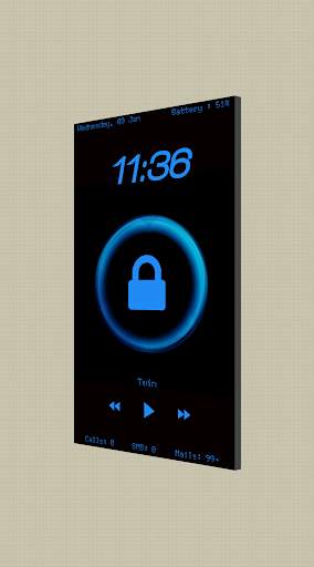 Blink KLCK lockscreen screenshot 1