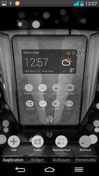 NEXT LAUNCHER THEME CirclesWHT screenshot 5