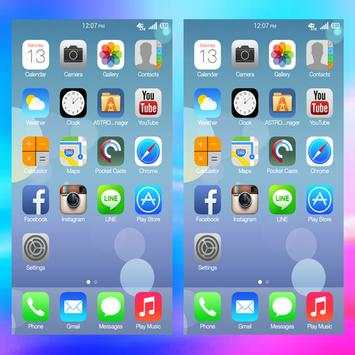 Launcher Theme for iPhone 8plus screenshot 1